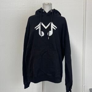 Midnight Studios Men's Shane Gonzalez Music Note Hoodie Black